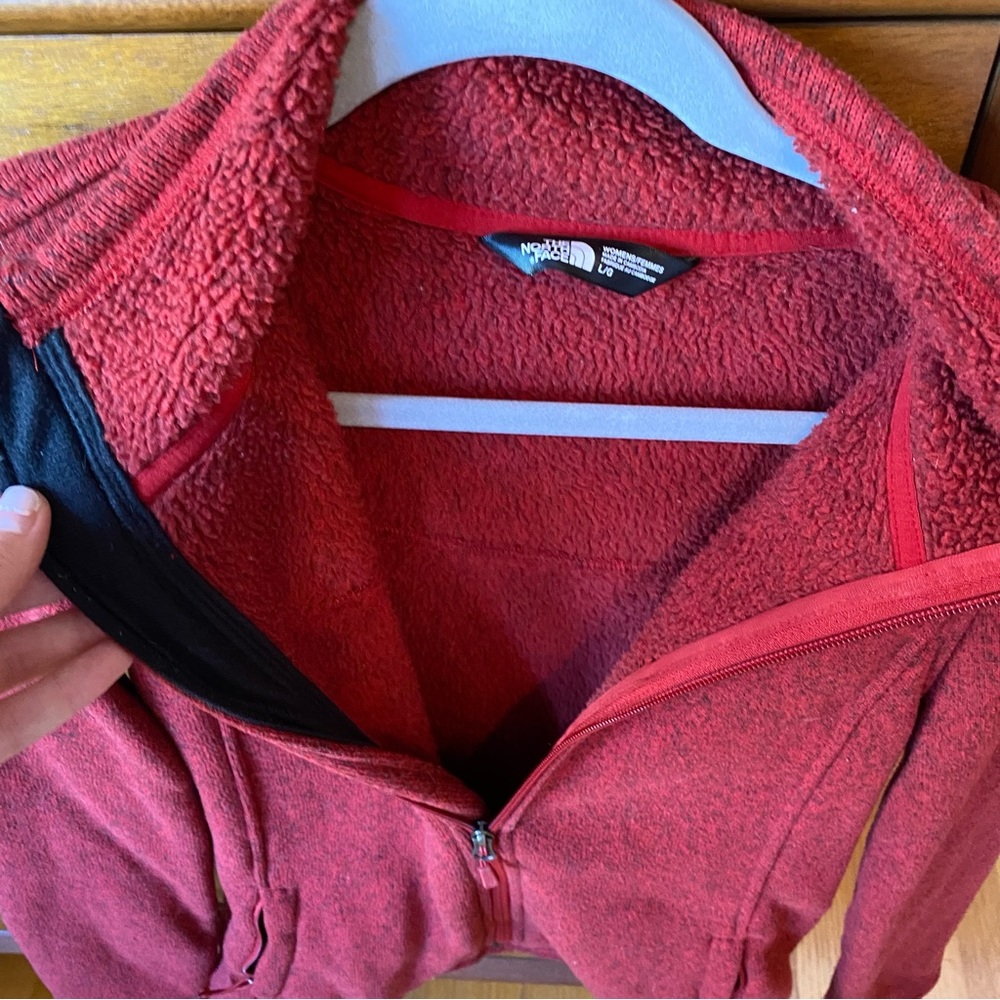Orange North Face Jacket - Picture 2 of 9
